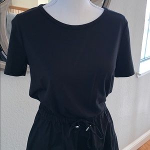 MASSIMO TARGET BLACK T-SHIRT DRESS